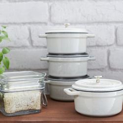 STAUB | LA COCOTTE - Mini Cocotte - Ø 100mm - Gjutjärn - Vit tryffel