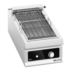 Gril électrique professionnel SÉRIE PAOLO 900 - 5,4kW - à poser - P900mm - commande numérique Bflex - Scotch-Brite satiné