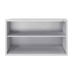 Nerezová nástěnná skříňka ECO - 1800x400 mm - bez posuvných dveří - výška 800 mm