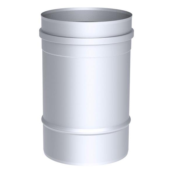 Tubo liscio in acciaio inox - Lunghezza: 0,25 m - Ø 250 mm