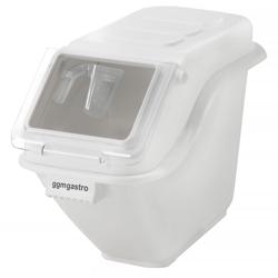 Recipiente para ingredientes - 290x593x432mm - 20L - Polipropileno - Branco - Empilhável