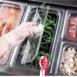 (6 pièces) CAMBRO | Camview® - Bac GN 1/3 en copolymère - Transparent - Hauteur : 100 mm - Sans BPA