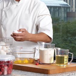 (12 τεμάχια) CAMBRO | CAMWEAR® - Δοσομετρητής από πολυανθρακικό με κλίμακα μέτρησης - 1 λίτρο - Διαφανές