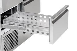 Koelwerkbank ECO - 900x700mm - 240 liter - met 4 laden