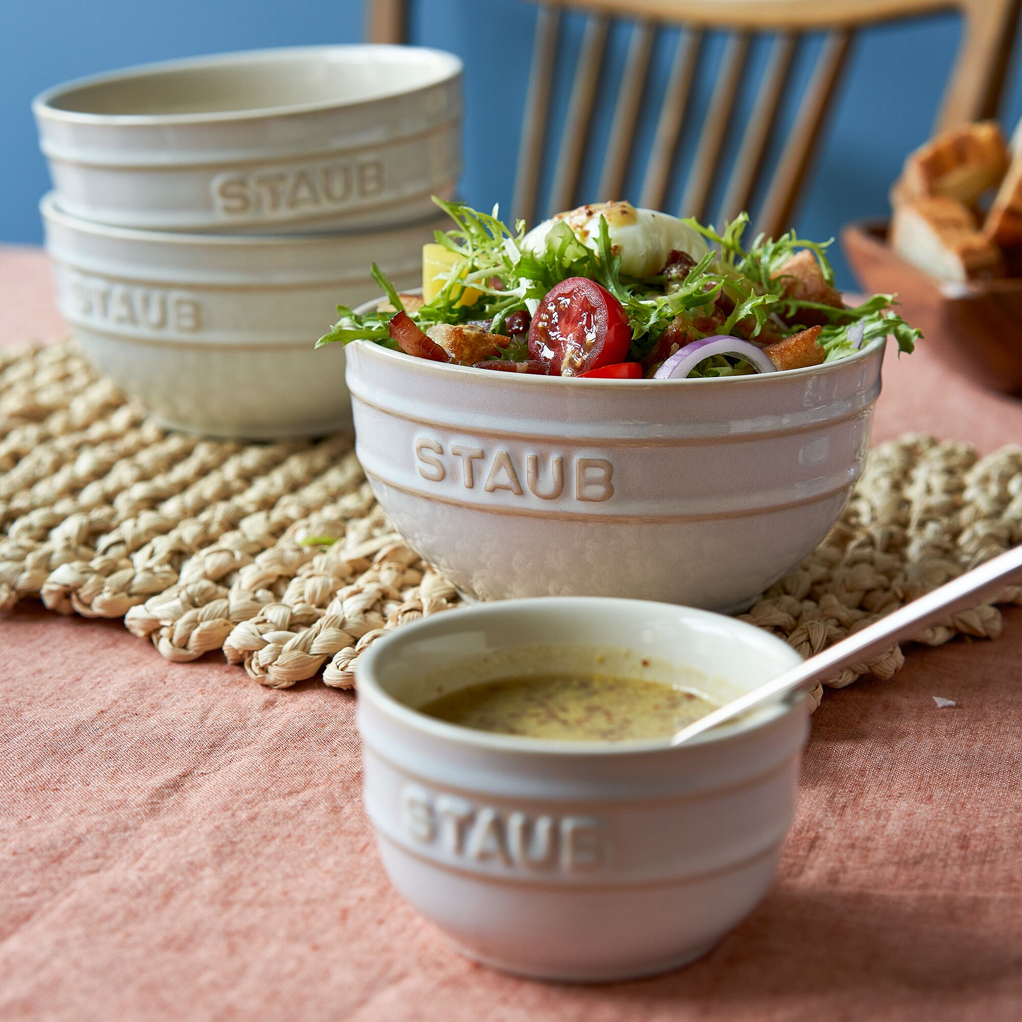 STAUB | CERAMIQUE - Set de moules - 2 pcs - Céramique - Ivoire-Blanc	