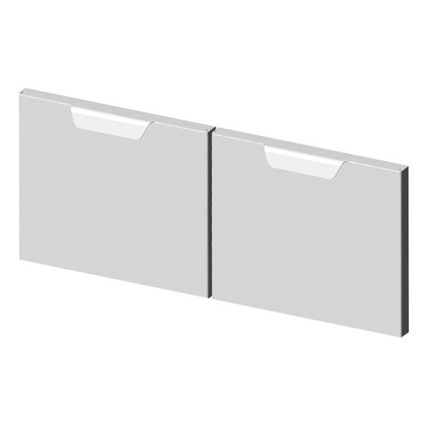 Deur voor onderstel - RVS - Modulemaat 600x900mm - 600x40x500mm - voor kooklijn LORENZO 700/900