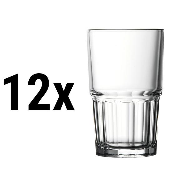 (12 pcs) Hi Ball Glass - CASABLANCA - 284 ml - Clear