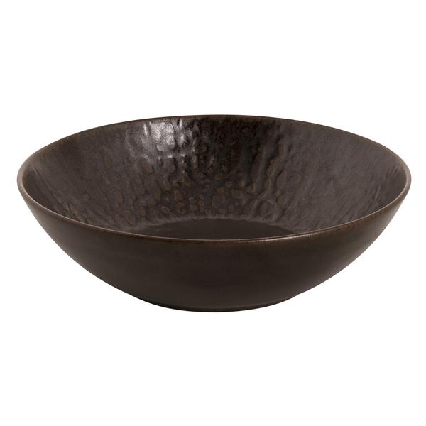(6 pcs) Bowl - Rust - Stoneware - round - Ø 170mm - Brown