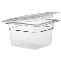 (6 stuks) CAMBRO | CAMWEAR® - Polycarbonaat Gastronormbak 1/6 - Helder - Hoogte: 100mm