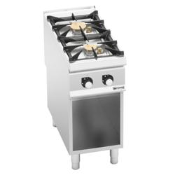 Gas stove - with 2 burners - 20 kW - high-performance model