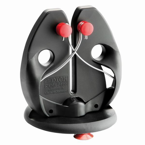 F. DICK "Rapid Steel action" afilador de cuchillos - negro