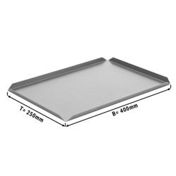 (5 ks) Prezentační podnos - Hliník - 400x250x10 mm - stříbrný