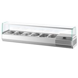 Opzetkoelvitrine PREMIUM PLUS - 1733x413mm - 6x GN 1/3