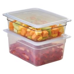 (6 Stück) CAMBRO | Polypropylen GN-Deckel 1/2 - luftdicht - milchig