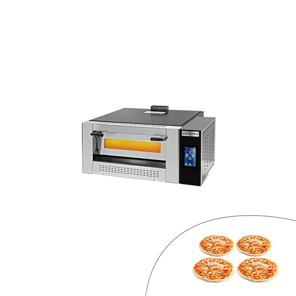 Pizzaoven op gas - 4x 30cm - Digitaal