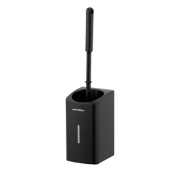 AIR-WOLF | WC borstelhouder - open top - Roestvrij staal Mat zwart