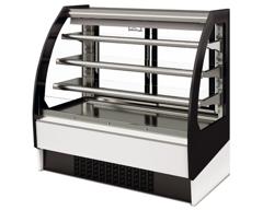 Espositore murale refrigerato - 1915 mm - 548 litri - con 3 ripiani - porte scorrevoli posteriori