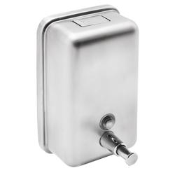 Seifenspender mit Druckknopf - 1000ml - Edelstahl