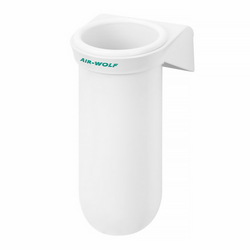 AIR-WOLF | WC borstelhouder - gesloten - ABS kunststof - Wit