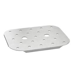 Ruostumattomasta teräksestä valmistettu tyhjennysritilä - GN-säiliöille 1/3