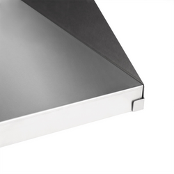 Roestvrijstalen magnetronlade - 530 mm