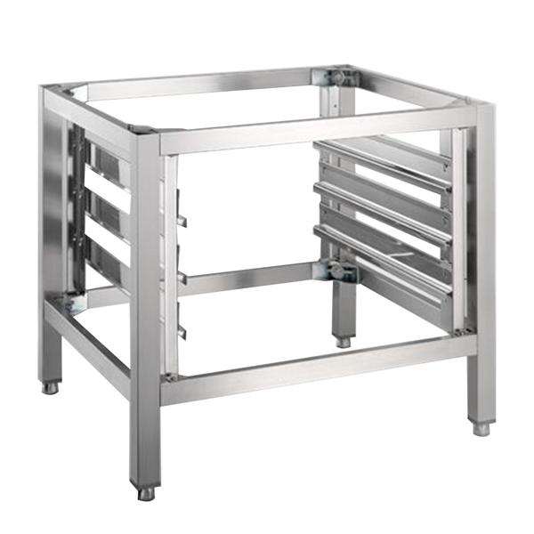 Underrede för kombiugn - 715x795x610 mm - rostfritt stål - inkl. bleckhållare för 3x GN 1/1 - passar till KB511 & KB1011