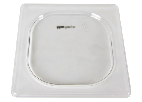 Capac din policarbonat GN 1/6 - transparent - 7 mm înălţime