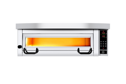 Horno de pizza con campana y base - 4 x Ø 34 cm 