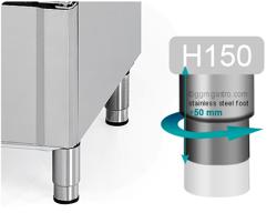 Congelatore in acciaio inox Premium PLUS - EN 600x800 - 900 litri - con 1 porta
