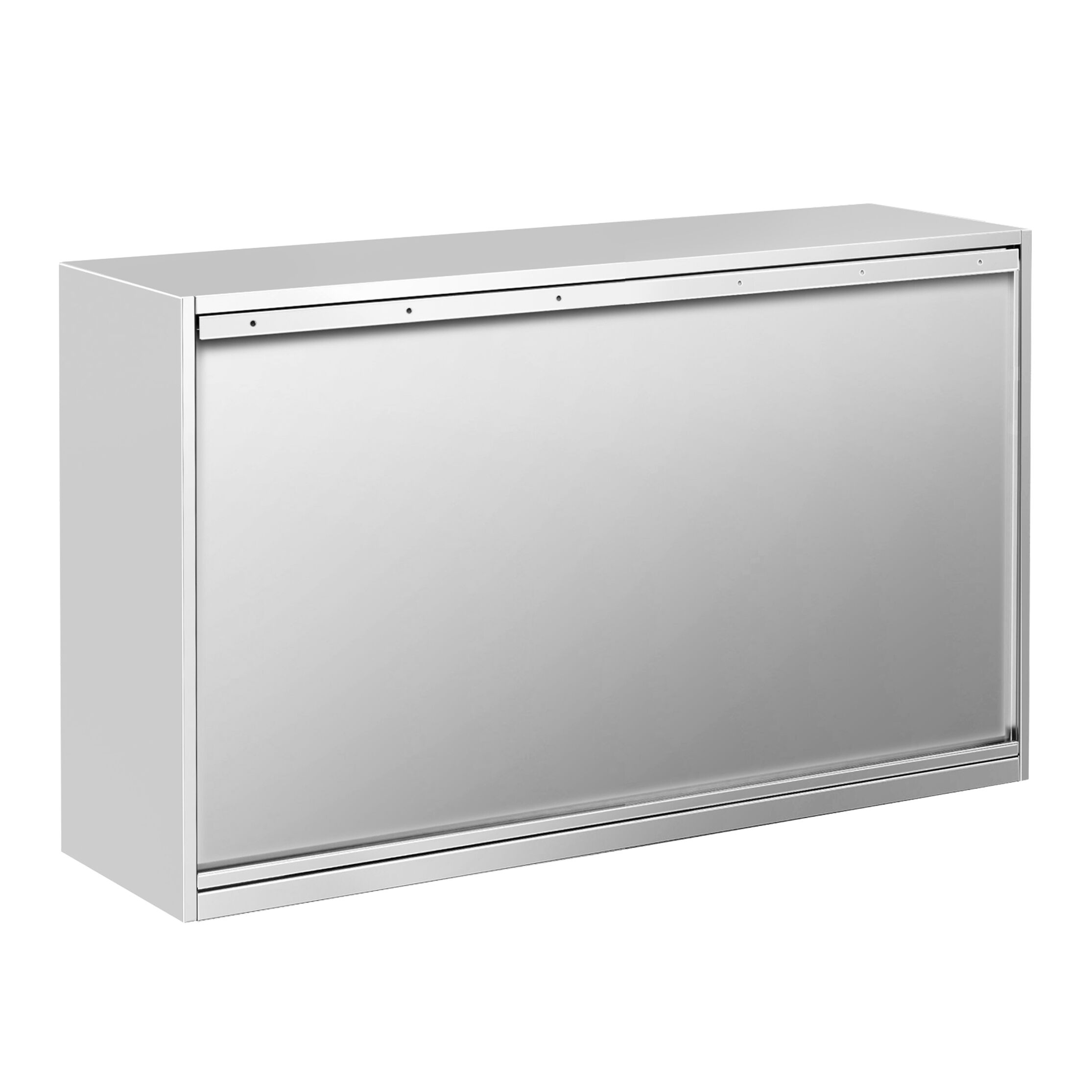 Armoire murale en acier inoxydable PREMIUM - 1400x400mm - avec portes coulissantes - 800mm de haut