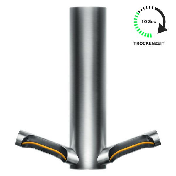 DYSON | AIRBLADE 9kJ - Handdroger met sensor & HEPA filter - Geborsteld RVS 