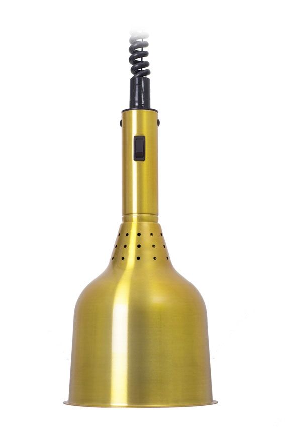 Lampe chauffante infrarouge – 250 watts – Ø 180 mm – Laiton