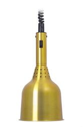 Infracrvena grijaća svjetiljka - 250 W - sjenilo Ø 180 mm - podesiva po visini - mjedena