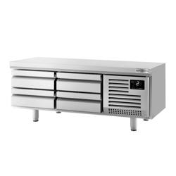قاعدة مبردة PREMIUM PLUS - من -2 إلى +8 °C - 1600 mm - 225 L - 4 أدراج - 4x GN 1/1