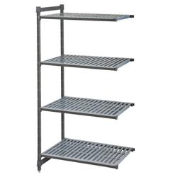 CAMBRO | Camshelving® - Basics Plus - regał nadstawny - 870 mm - z 4 półkami szczelinowymi         