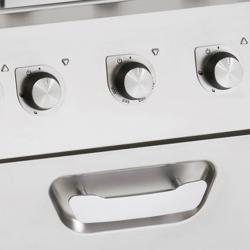 Gasfornuis - Paolo 700 - 800x730mm - 31,8 kW - 4-pits - incl. gas statische oven - 7,8 kW