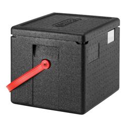 CAMBRO | CAM GOBOX® - GN 1/1 - نصف صندوق تحميل علوي مع حزام حمل باللون الأحمر