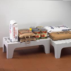 CAMBRO | S Series Heavy-Duty Dunnage Rack – Slotted Surface – 915×533×300 mm – Grey Speckled