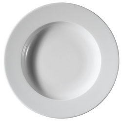 (24 pieces) PERA White - Plate - deep - Ø 300mm - White