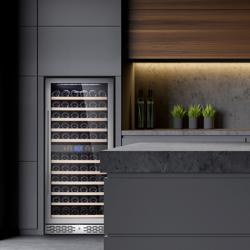 Commercial Wine Fridge - Dual Zone - 350L - max. 116 bottles