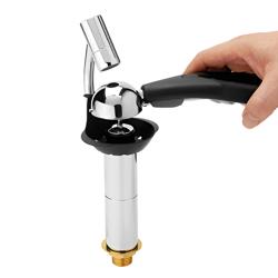 Douchette de rinçage pour portionneur 81x98x249mm - avec clapet anti-retour (intégré) - incl. assiette-tamis