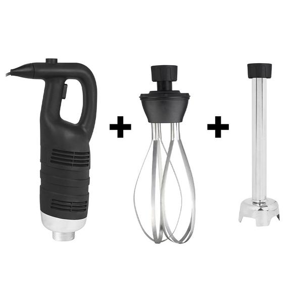 Blender ręczny włącznie ramieniem miksującym  300mm & trzepaczką - 850 W - 1 prędkość	