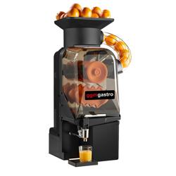 Elektrische Orangenpresse - mit automatischer Fruchtzufuhr & regulierbarem Ablasshahn - Schwarz