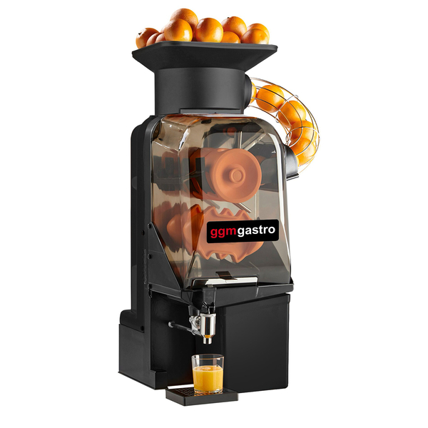 Espremedor elétrico de laranja - laranja - alimentação automática - incl. torneira de drenagem ajustável