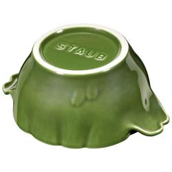 STAUB | CERAMIQUE – Cocotte – kształt karczocha – Ø 130 mm – ceramika – kolor zielony bazylia