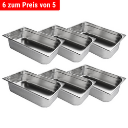 Stainless steel Container GN 1/1 - Height: 100mm
