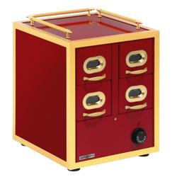 Nacho Warmer - -  | Warming Drawer Cabinet - 2x2 Drawers - for Almonds & Nuts