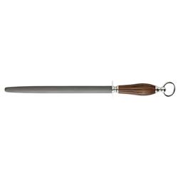 F. DICK | DarkNitro Sharpening Steel – 300 mm - Oval - Oak Wood Handle