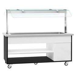Buffetwagen warm DANZIG - 1900mm - voor 5x GN 1/1