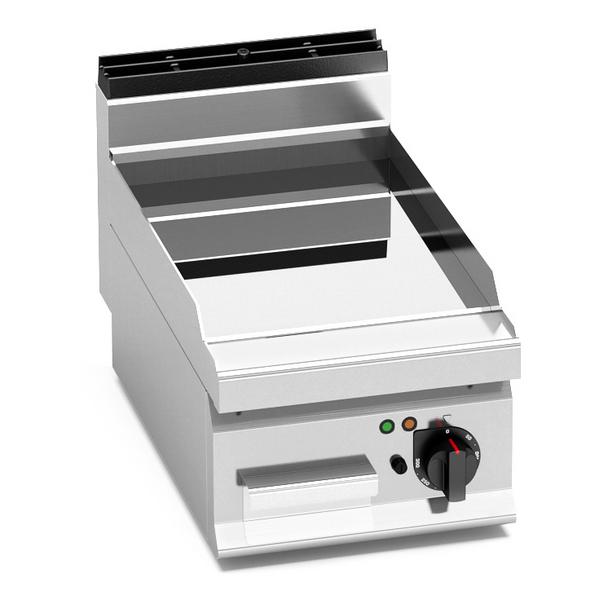 Elektro Bratplatte - 4,8 kW - Glatt - mit glänzendem Finish